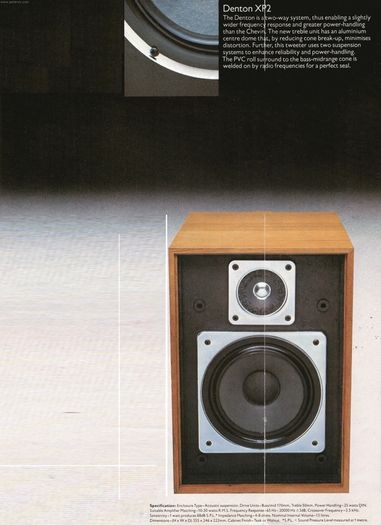 Hifi Gold Wharfedale Denton 2XP vintage loudspeakers highly regarded and sought-after