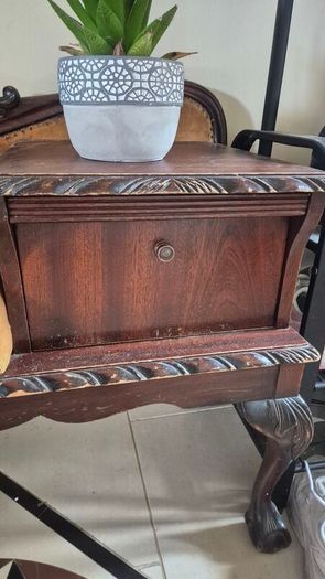 antique phone table
