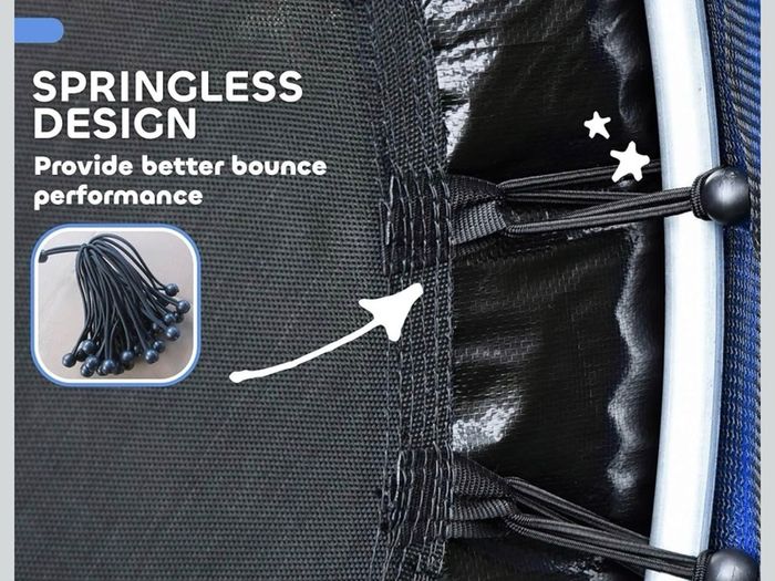 4.6FT Kids Trampoline for Toddlers Outdoor Indoor w/Enclosure Net, Steel Frame, for Ages 3-6 Years