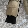 SikSilk Beige Puffer Jacket with Fur Hood Image 5