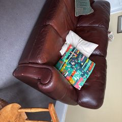 Leather sofa
