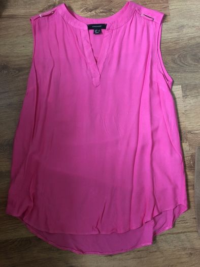 Pink Sleeveless Blouse