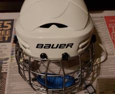 BAUER American Hockey Player Helmet, in like new unused condition, Top Quality