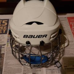 BAUER American Hockey Player Helmet, in like new unused condition, Top Quality