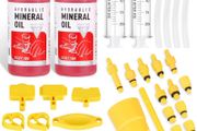 Brake Bleed Kit with Mineral Bicycle Brake Fluid 120ml Hydraulic Disc mtb Bike Brake Bleeding kit for SHIMANO,TEKTRO, MAGURA