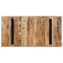 Dining Table 180x90x76 cm Rough Mango Wood Image 6