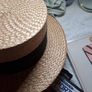 Vintage GA Dunn Boater Straw Hat. Image 8