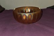 Antique Marigold Carnival Glass Bowl