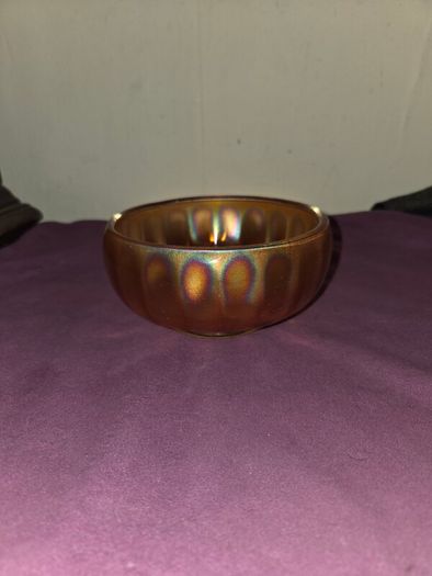 Antique Marigold Carnival Glass Bowl