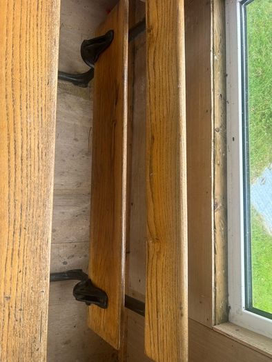 old school double desk