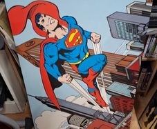 Superman Canvas Print