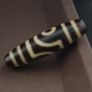 Antique Himalayan Tibetan 2 Eyes Agate Dzi Bead Amulet Image 4