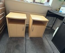 Two bedside lockers