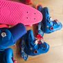 Roller blades x 2 and skate boards x 2,very good condition Image 4