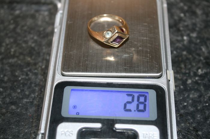 Vintage 375 Gold Ring  9 Carat Yellow Gold Ring 2,8g