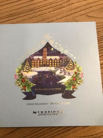 Newbridge Silver 2018 annual decoration