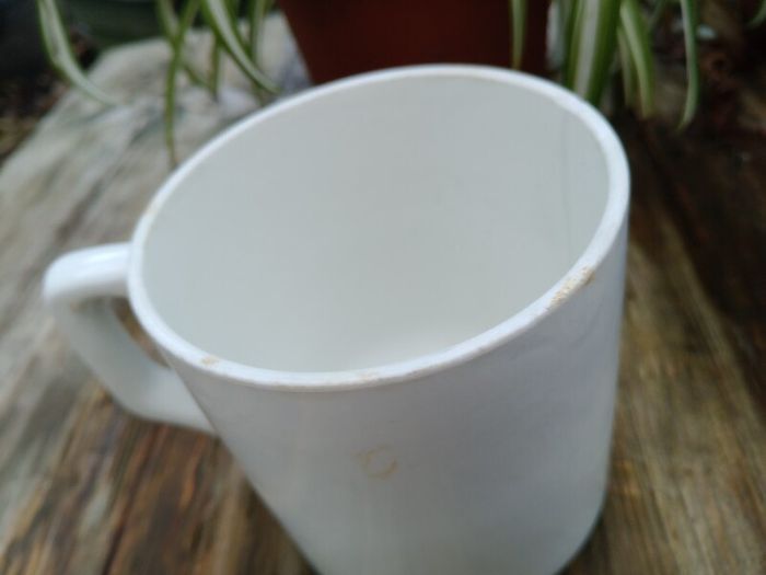 Old Carrigaline pottery mug, Irish farmhouse pottery