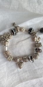 Rhona Sutton sterling silver charm bracelet