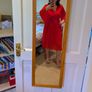 Red Womens Dress Image 3