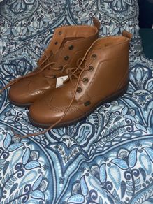 Brand new boys tan Kickers size 2