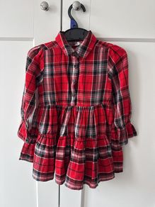 Red baby girl dress size 2-3 year
