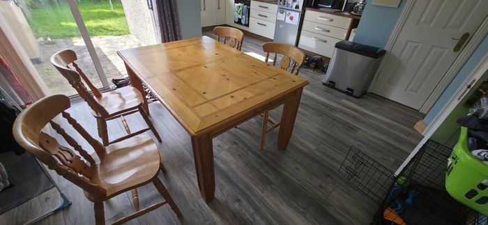 table and chairs