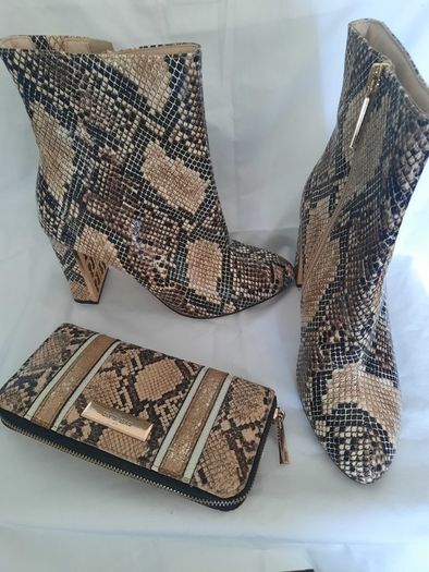 Snakeskin Ankle boots