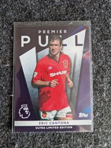Topps Premier League Trading Cards Premier Pull Eric Cantona