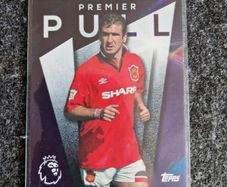 Topps Premier League Trading Cards Premier Pull Eric Cantona