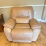 Leather Reclining Sofa & Armchair Image 4