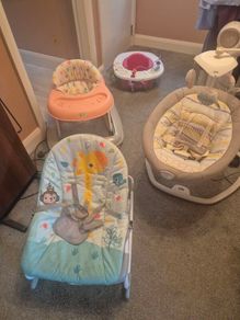 Baby bouncer , walker , swing , chair