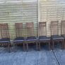 Dining room table and 6 chairs Image 3