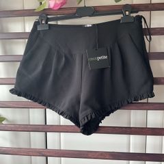 Bnwt asos petite shorts size 10 black tailored style