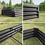 Large Raised Beds for Garden,Galvanized Planter,8x4x1 FT Image 4