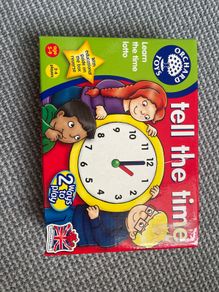 orchard toys tell the time game