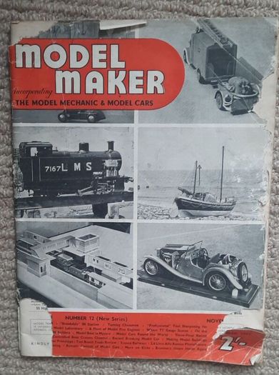 Model Maker Magazine - The Model Mechanics & Model Cars 1951