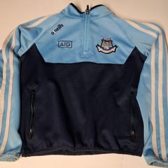 Dublin GAA O'Neills Gaelic Football Half Zip Jersey (Youths 7-8 Years) FREE POST