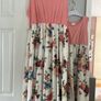 Maxi dress floral & pink tank dress Image 2