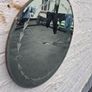 Vintage Art Deco circular etched design 1930s Mirror Image 8