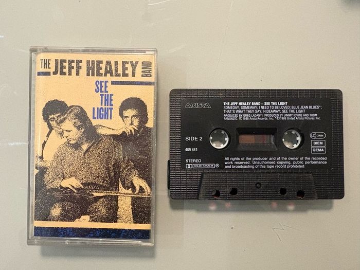 Jeff Healey Band - See The Light. European release. Perfect condition.
