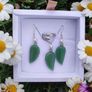 Handmade Feather Gemstone jewellery set Image 3