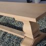 200cm Vintage Ash Dining Bench Like New Image 8