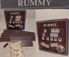 Rummy Classic Strategy Board Game In Metal Tin Box