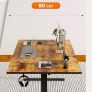 Height-Adjustable Electric Desk, 120x80 cm Image 8