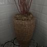 Rattan basket and willow stems Image 2