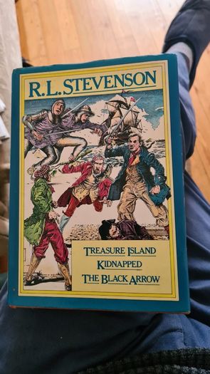 Treasure Island. Kidnapped. & The Black Arrow. By R. L. Stevenson. VINTAGE FIRST EDITION 1978.Hardback With Dustjacket In Very Good Condition.