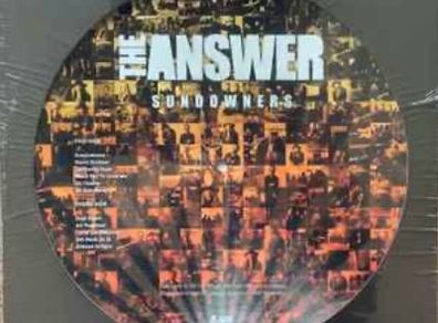 THE ANSWER Sundowners. Signed by all 4 band members this picture vinyl record is in mint condition and unplayed