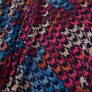 Monsoon Multicolor Pink Blue Houndstooth Pleated Asymmetrical Hem Long Sleeve Midi Dress 22UK/50EU Image 3