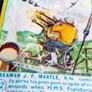 Victoria Cross Heroes Wax Gum Wrapper - Yellow Border. Image 3