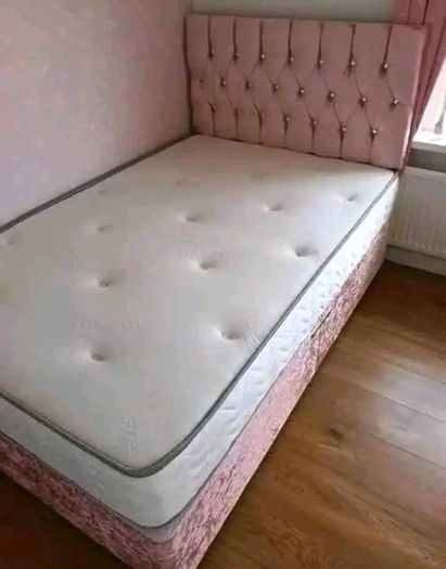 New Stylish single ,Double 4ft, 4ft6, King 5ft And 6ft Superking Sizes Divan Beds Instock. Drawers And Optional Tufted Mattresses Available. Free Delivery